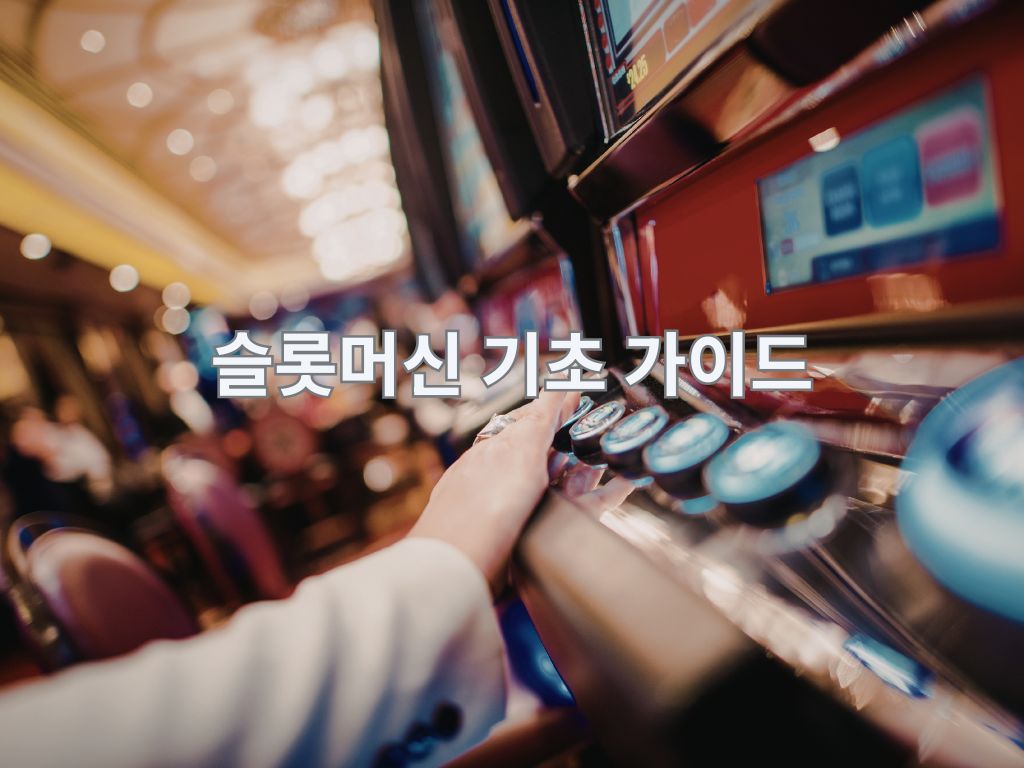 슬롯머신 기초 가이드