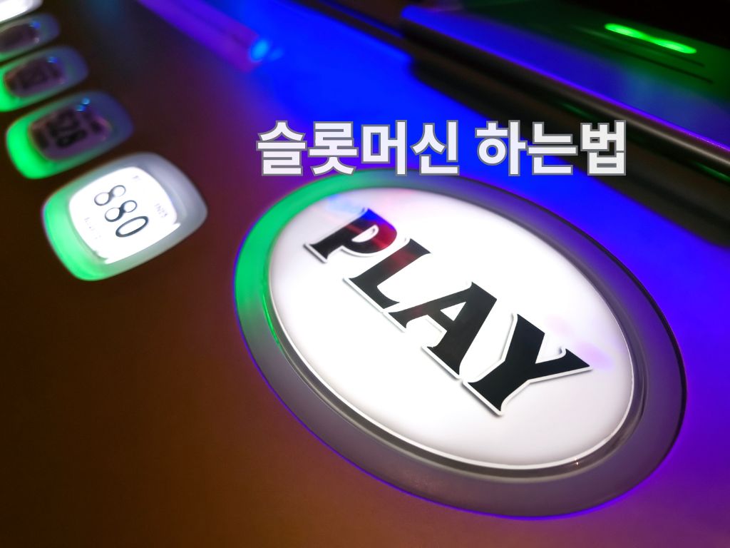 슬롯머신 하는법