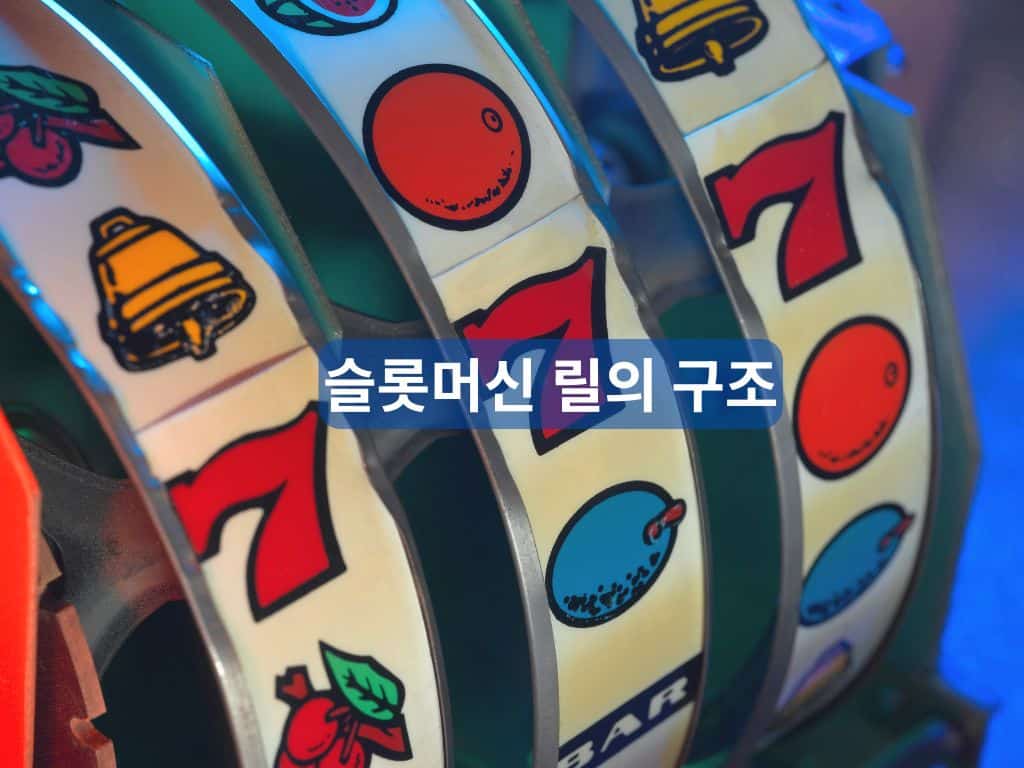 슬롯머신 릴 구조를 보여주는 기계식 슬롯머신 이미지
